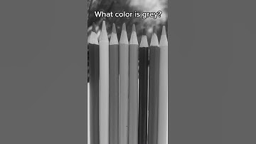 Which color is GREY? #intuitiontest #challenge #guess #guessthecolor #coloredpencils #intuition
