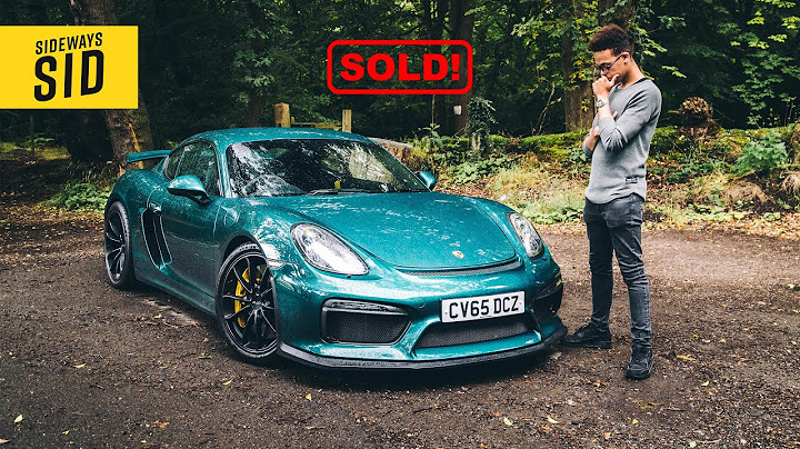 I'VE SOLD MY CAYMAN GT4