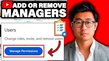 How to Add or Remove Youtube Channel Admin Managers  - Full Guide (Tutorial)