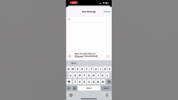 How to CapsLock an iPhone or an iPad ￼