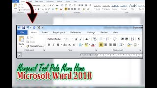 Fungsi Tool Yang Ada Di Menu Home Pada Microsoft Word 2010
