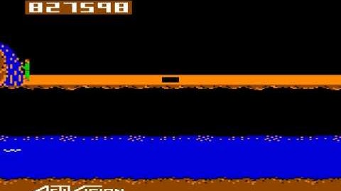 Pitfall II (C64) Harry takes a shower