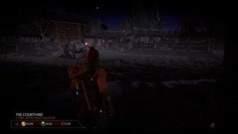 Mortal Kombat 11 Krypt - Getting Skeleton Keys from Meteors in the Courtyard
