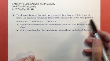 10-3 Data Distributions problem #6