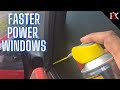 How to FIX Slow Power Car Windows | Make your Car electric windows open and close FASTER