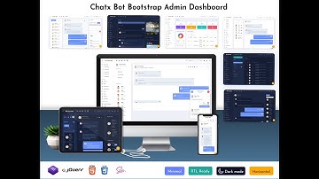 Chatbot Dashboard UI Kit Responsive Bootstrap Admin Web App Template