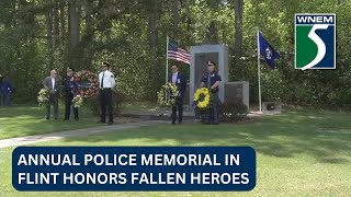 Annual Police Memorial in Flint honors fallen heroes