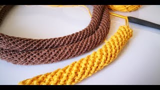 Hapishane İşi Çanta Sapı Yapımıcrochet Spiral Rope