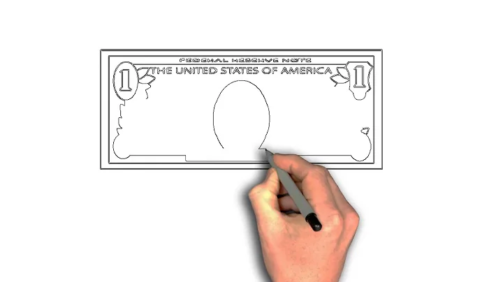 1 dollar bill drawing