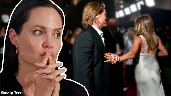 Así Reacciono Angelina Jolie Al Reencuentro De Brad Pitt Y Jennifer Aniston  - YouTube
