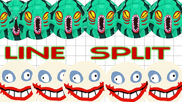 Agar.io // Sick popsplit + LINE SPLIT compilation