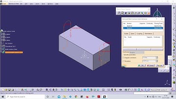 Multi Section Solid COMMAND || CATIA V5 Tutorial || Part Design