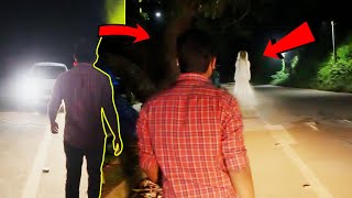 A ghost jumped in front of a car.. Very close | Top ghost caught on camera | Demons Game