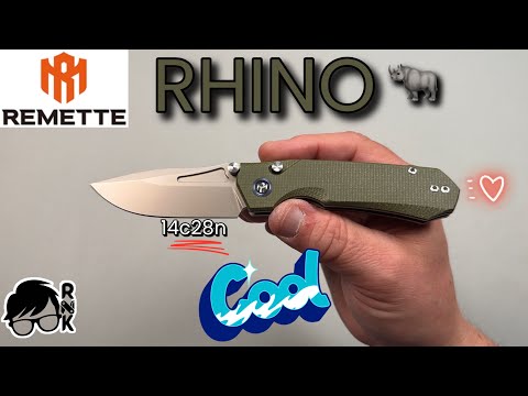 Upgraded 14c28n steel makes the Remette Rhino even better!
