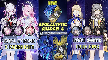 NEW Apocalyptic Shadow Floor 4 3 Stars | E0S1 Cyrene & E0S1 Saber | Honkai Star Rail 3.7