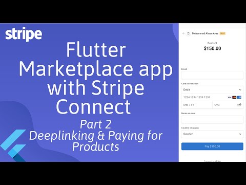 Flutter Marketplace app with Stripe Connect - Part 2 - Deeplinking & paying for products