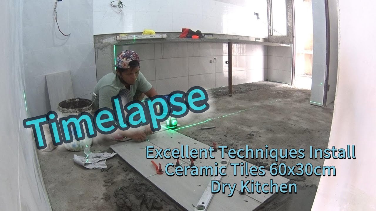 Tile Installation Time Lapse See How Easy It Is To Install Tiles In