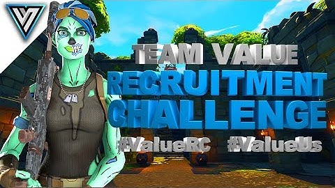 Value Fortnite Recruitment Challenge 2019 - #ValueRC & #ValueUs