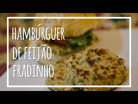 Hambúrguer de Feijão Fradinho (Vegano)