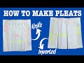 HOW TO MAKE PLEATS | HOW TO CALCULATE FABRIC NEEDED FOR PLEATS