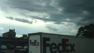 Timelapse: Storm clouds overhead