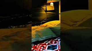 Setting Up a Tent Before the Rain