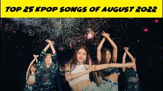 Top 25 Kpop Songs of August 2022