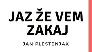 Kitarska Lekcija - Jan Plestenjak - Jaz Že Vem Zakaj