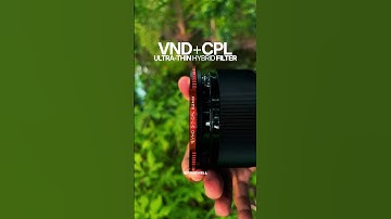 Variable ND filter for cinematic video production