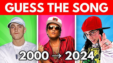 Guess the Song 2000-2024 🎤🎶 | Most Popular Songs | Music Quiz