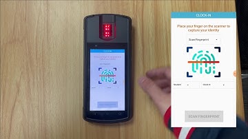 4G LTE Biometric Handheld Device | Time Attendance | BVS Biometric Verification System | Time Clock
