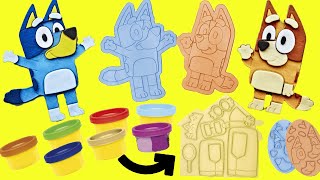 Bluey and Bingo DIY Clay Characters at School! Crafts for Kids