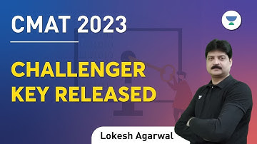 CMAT 2023 Challenger Key Released: How it Affects Your Results | Lokesh Agarwal #cmat2023
