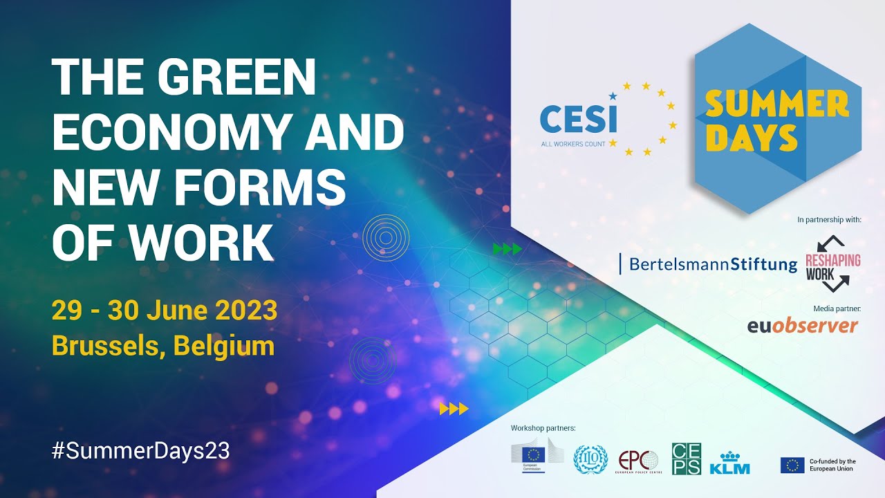 Summer Days 2023: The Green Economy and New Forms of Work - Day 2