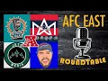 AFC East Roundtable - Rookie Mini Camp & More