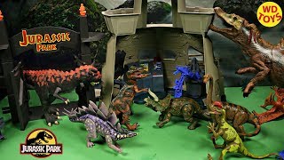 New 6 Knockoff Jurassic Park, Jurassic World Dinosaur Toys / Command Compound Dinosaur Zoo Unboxing