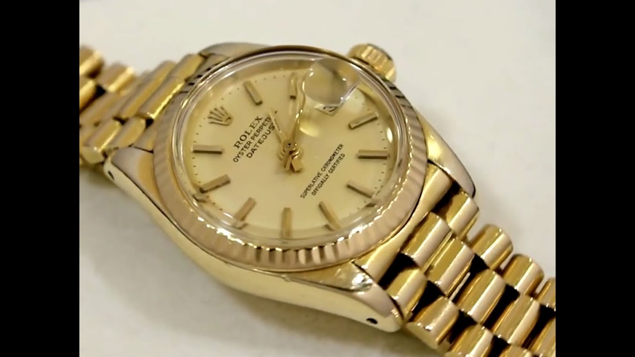 Rolex Oyster Perpetual Datejust, 18ct 