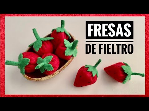 Video: Cómo Hacer Fresas De Fieltro