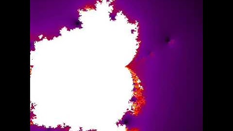 Mandelbrot transforming to a divergence Newton Hines power morph