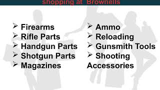 Buy firearms at Brownells at extremely Cheap Rates
