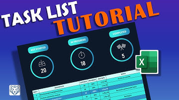 Easy Excel Task List Dashboard Tutorial: Build a Visual Project Tracker