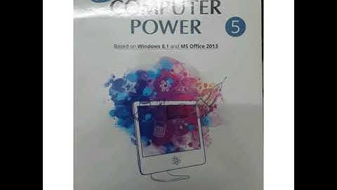 important topics of class 5 computer for First assessment test