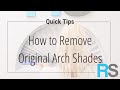 How to Remove Original Arch Shades | Redi Shade