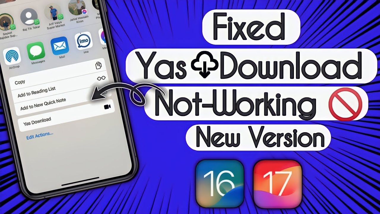 Fixed Yas Download Shortcut Not Working I Yas Download Shortcut Latest Version 2024