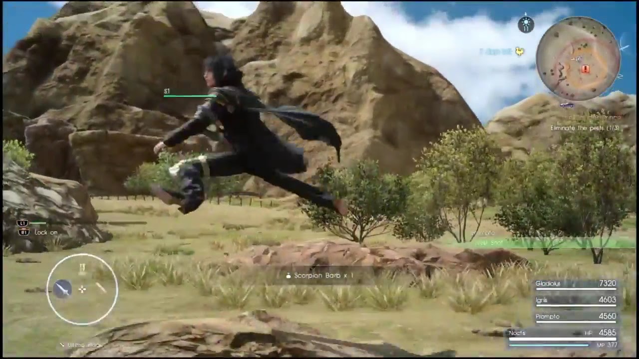 Final Fantasy XV Invisible Ride Glitch