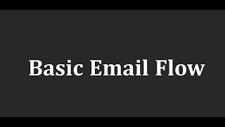 basic email flow