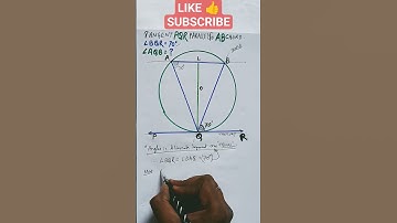 🆎Tangent PQR is Parallel to Chord AB. If 📐BQR=70°, Find 📐AQB=?