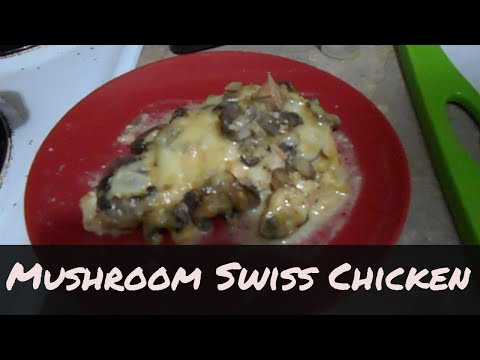 Mushroom Swiss Chicken Bake