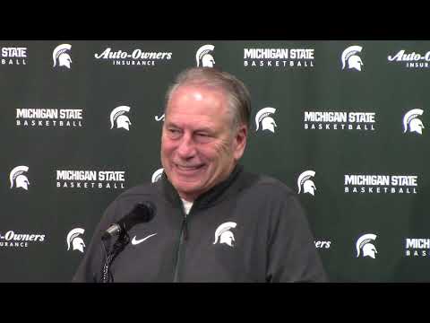 Michigan State Coach Tom Izzo On 84 56 Win Over University Of Detroit