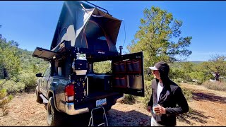 TACOMA w/ FIREPLACE, QUEEN SIZED BED, 13 GALLONS OF WATER STORAGE - BEST MID-SIZED OVERLAND RIG!